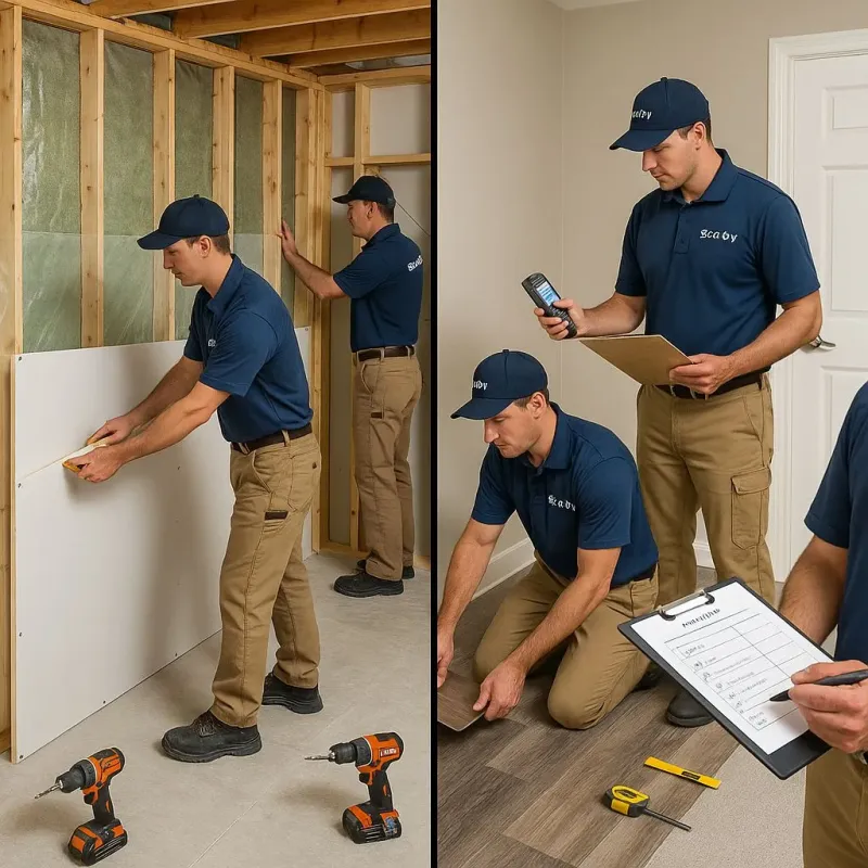 Repairs and Reconstruction process in Meadowbrook, AL